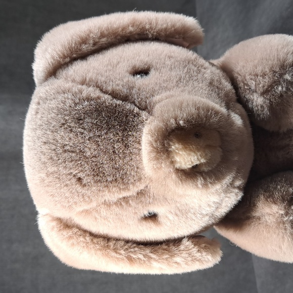 Vintage Gund Hamlet Pig Dusty Rose Plush Stuffed Animal 10" x 7" x 7" VG- 1980 - Picture 2 of 10